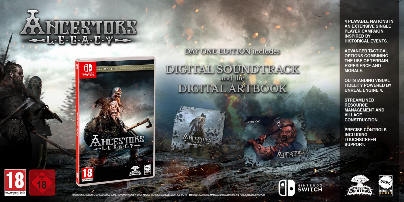 Ancestors legacy 2025 switch release date